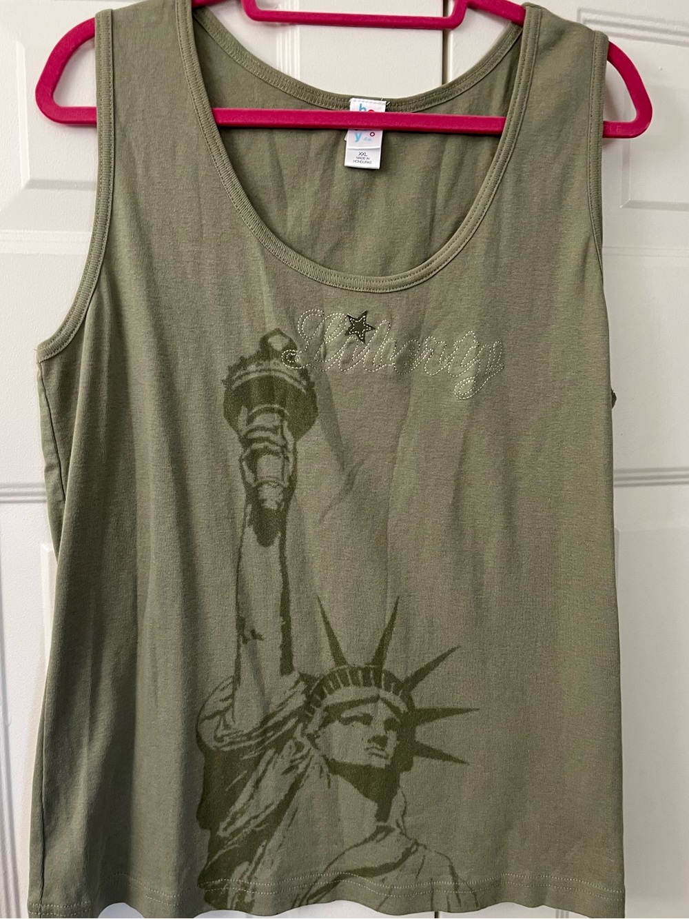 Lady “Liberty” XXL Cotton Sage Tank